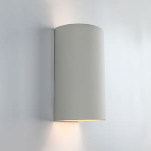 Ceramic Sconce Minimalist up & Down, Indoor/outdoor Modern Wall ...