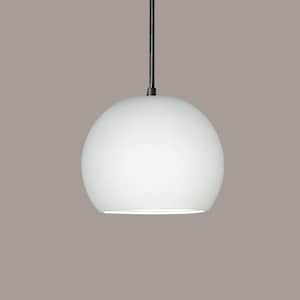 Globe Pendant Light Minimalist Lighting Color Customizable Handcrafted Ceramic Accent Lighting Modern Architechtual Lighting | 9.5&quot;W