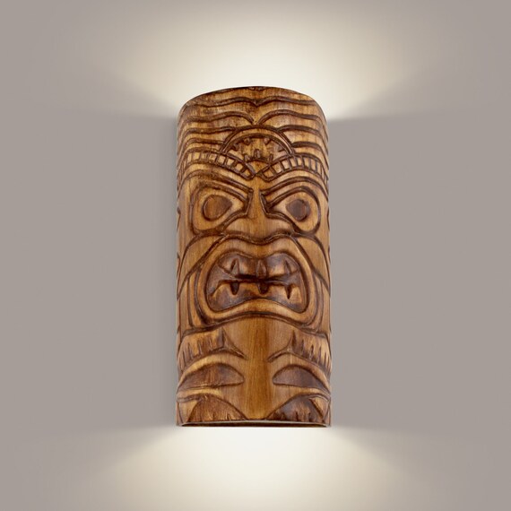 Tiki sconce deals