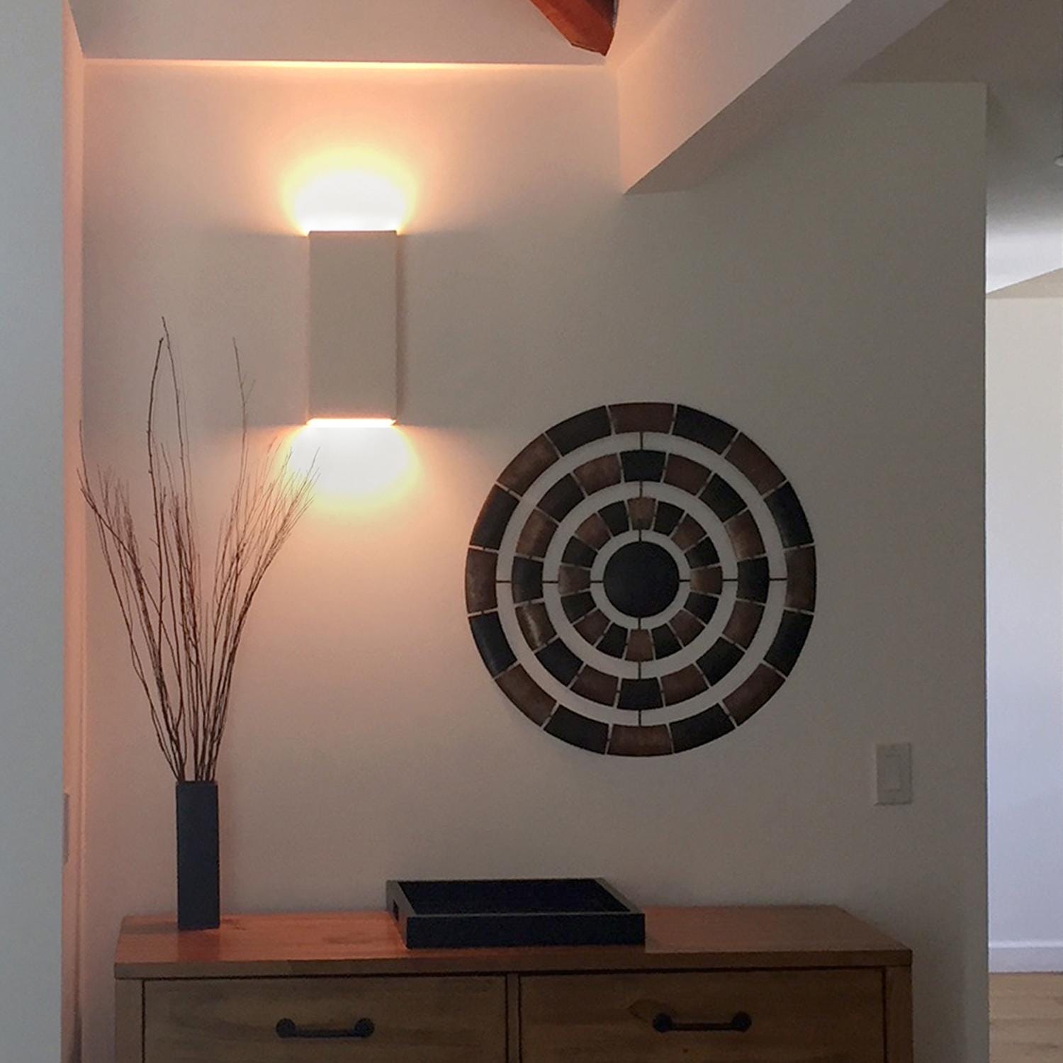 Rectangular Wall Sconce up & Down Modern Wall Washer Sconce, Indoor