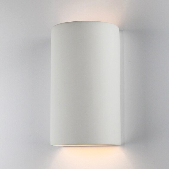 Up Down Modern Cylinder Ceramic Wall Light Sconce Cylinder Ceramic Wall Light Sconce