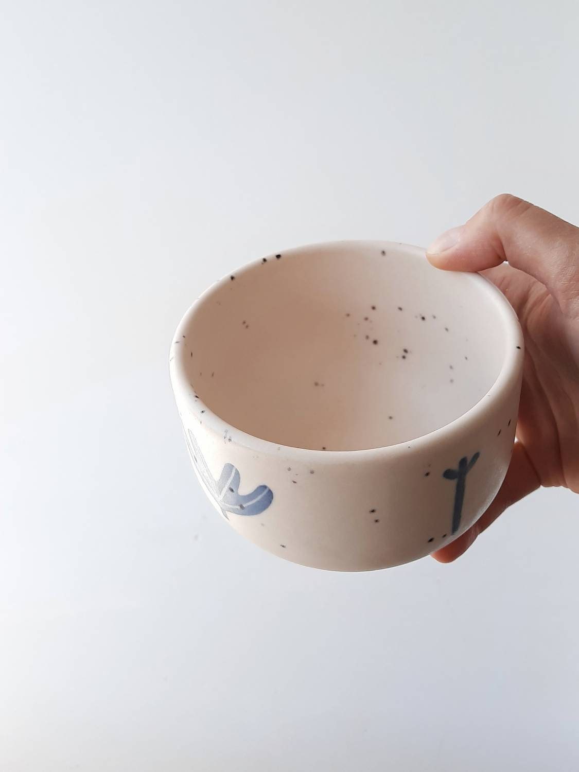 Ceramic cup set of 2 Cup without a handle Handmade pottery Etsy