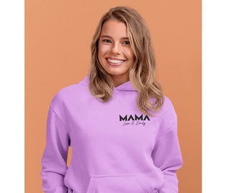 Gemütlicher Mama Chill Hoodie | Personalisiertes Geschenk für die beste Mama der Welt mit der anzahl deiner Kinder | Geschenk Muttertag