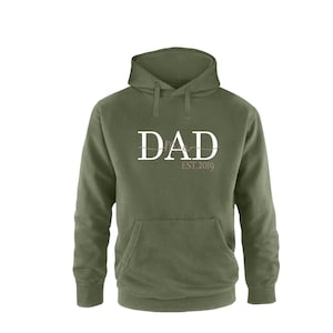 Dad Hoodie / Personalisiertes Geschenk für den besten Papa | Geschenk zum Vatertag / DAD Pullover mit Wunschnamen