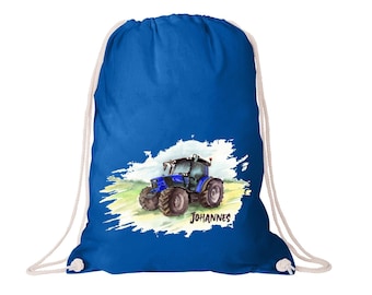 Holland Tractor New Holland Kidswear Cloth Bag With A Cool Tractor