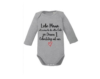 Beautiful baby bodysuit as a birthday gift for mom | Rompers for small children in beautiful colors | Beautiful Mother's Day gift