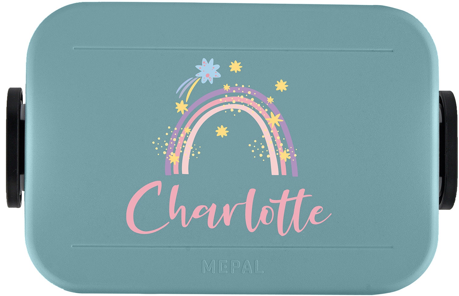 Lunch Box With Name Personalized Lunch Box With Cute Rainbow - Etsy UK