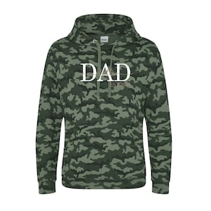 Dad Hoodie / Personalized Gift for the Best Dad Gift for Father's Day / DAD sweater with desired name image 3