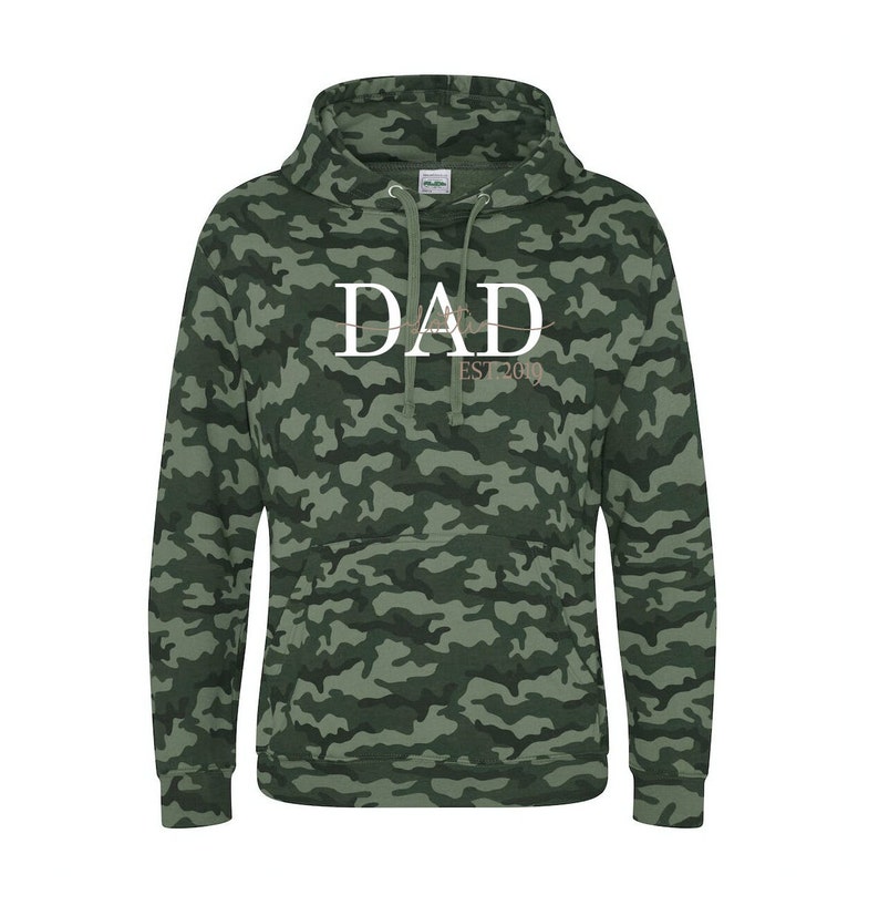 Dad Hoodie / Personalized Gift for the Best Dad Gift for Father's Day / DAD sweater with desired name image 3