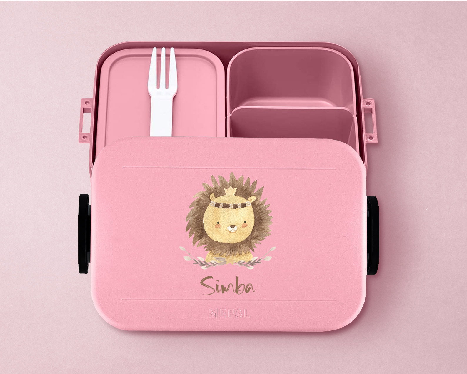 Mepal Lunch Box With Desired Name / Lunch Box With a Cute Ark for Daycare /  Kindergarten or School 