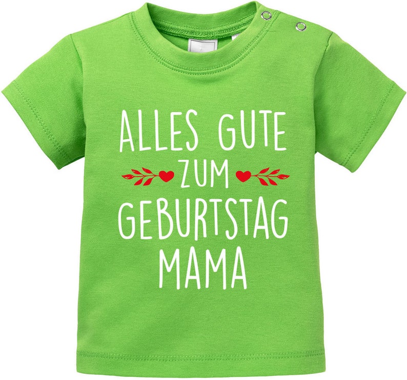 Alles Gute zum Geburtstag Mama / Geschenk für die beste Mama / Geschenkidee für Mama / T-Shirt für Kinder Bild 6