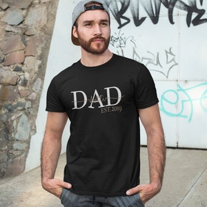 Dad T-Shirt est. | Personalized gift for the best dad | Great gift for Father's Day | Dad Shirt for Father's Day