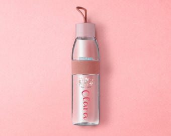 Personalisierte Mepal Trinkflasche Ellipse für Kohlensäure | Niedliche Ballerina Wasserflasche für die Schule, Einschulung, Schulkind