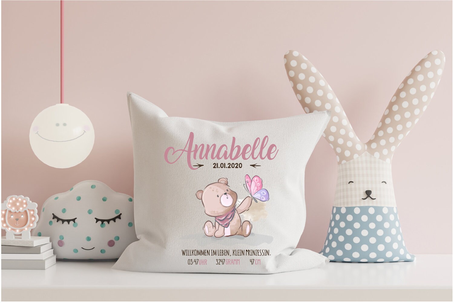 Birth Pillow With Cute Bear / Cotton Pillow for Childbirth Etsy UK