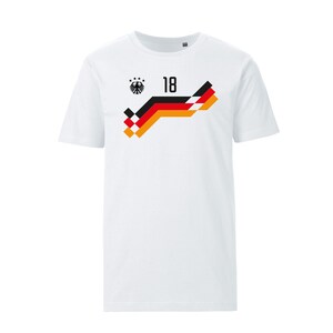 Deutschland Baby Strampler Mit Wunschname - Fußball Trikot Design Für EM/WM