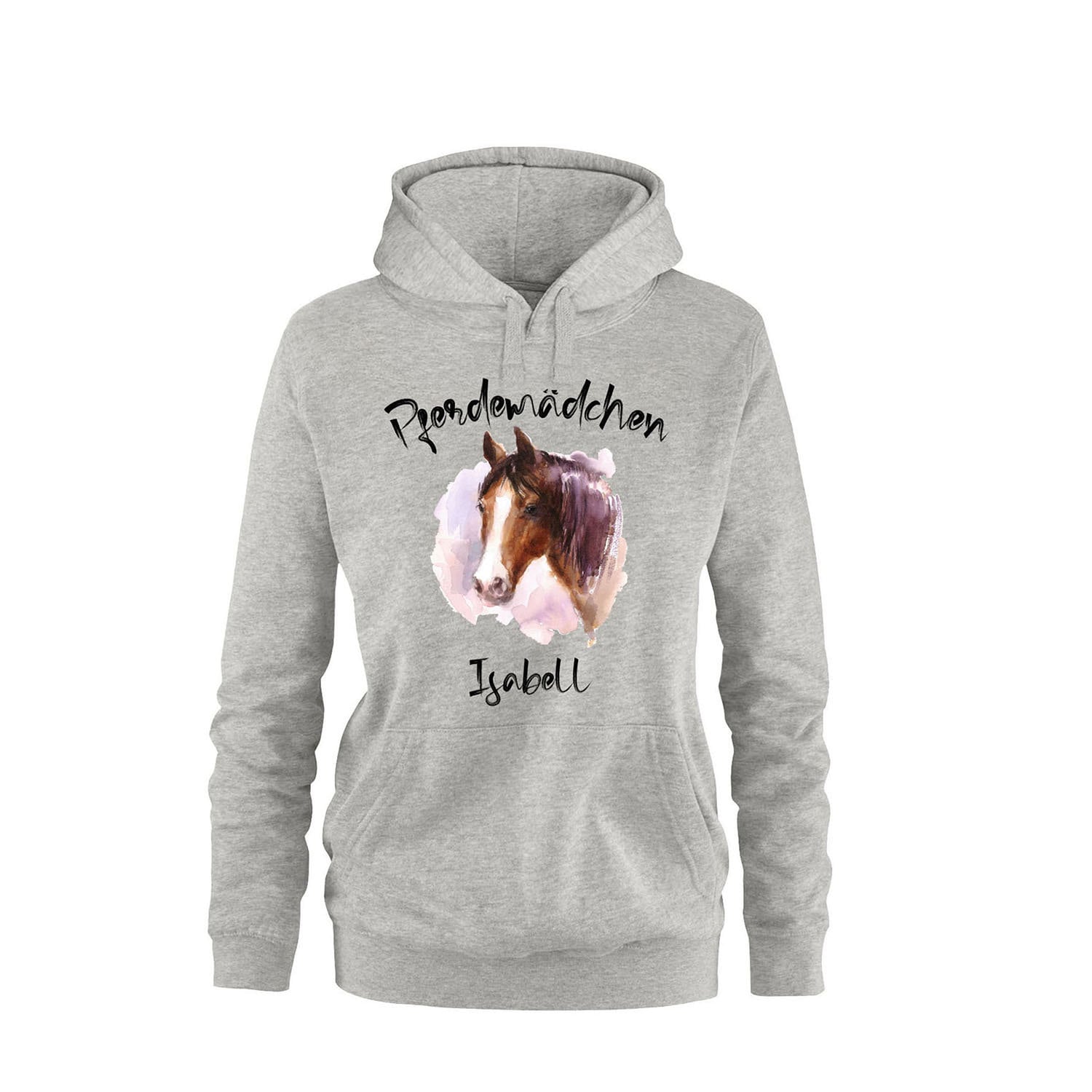 Personalisiertes Pferd Sweatshirt Für Kinder - Mit Namen Bedruckt Für Pferdemädchen
