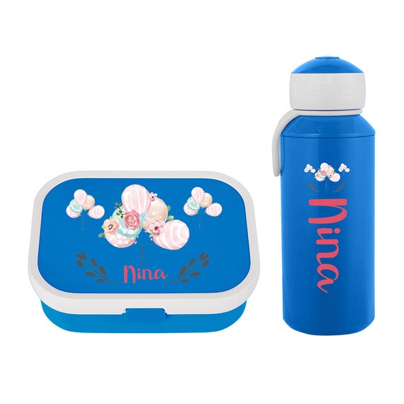 Personalized Mepal Lunch Box & Water Bottle as a Set With 