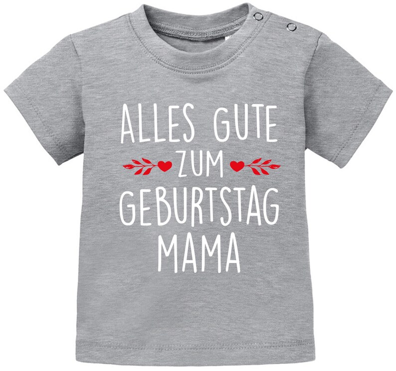 Alles Gute zum Geburtstag Mama / Geschenk für die beste Mama / Geschenkidee für Mama / T-Shirt für Kinder zdjęcie 5