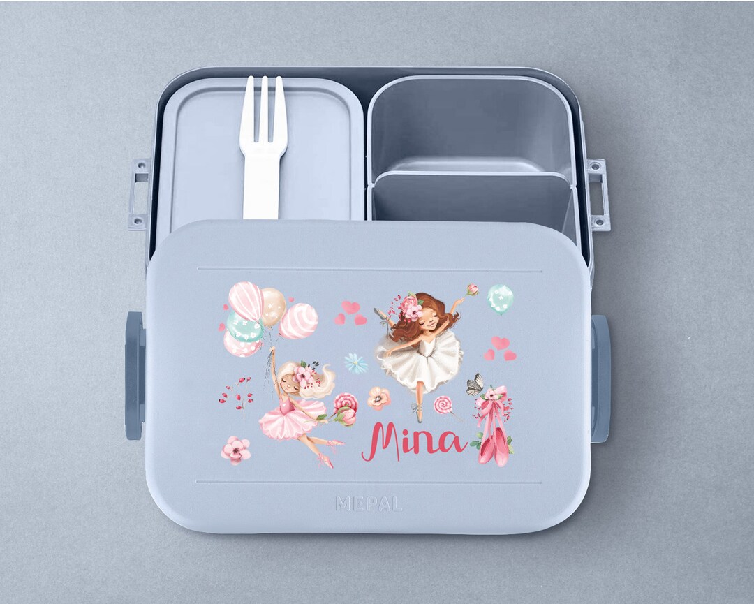 Mepal Lunch Box With Desired Name / Lunch Box With a Cute Ark for Daycare /  Kindergarten or School 