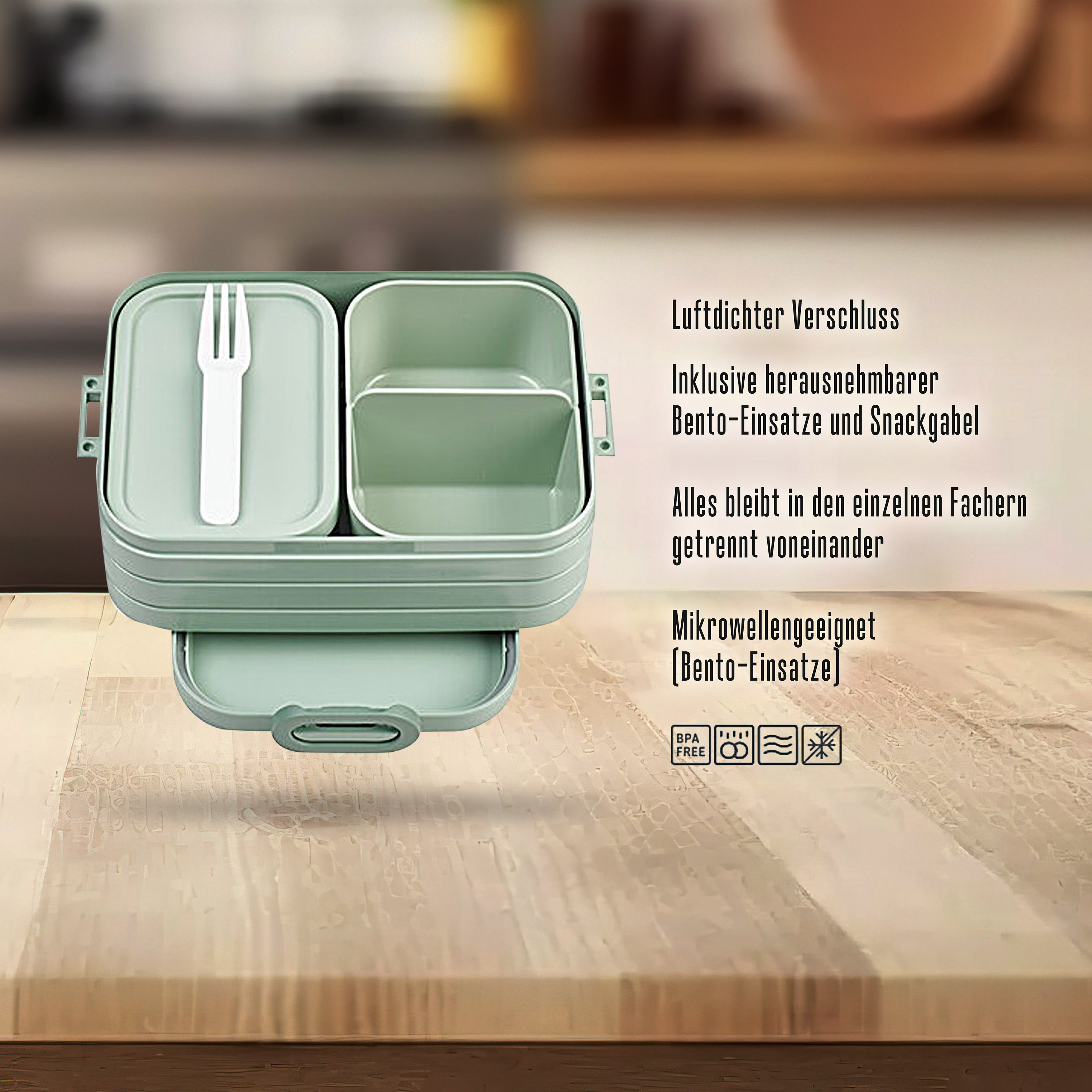 Mepal Lunchbox Take A Break - Personalisierte Brotdose Mit Trenneinsatz