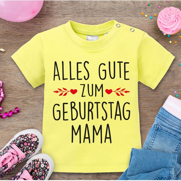 Feliz cumpleaños mamá / regalo para la mejor mamá / camiseta con dicho lindo / idea de regalo para mamá en su cumpleaños