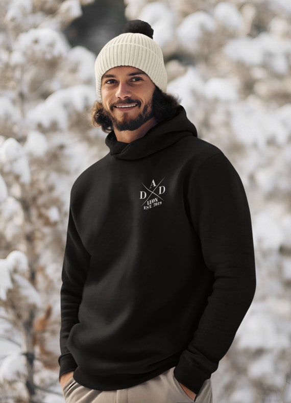 Personalized Dad Est. Hoodie Personalized Gift for the Best Dad Gift for Father s Day Dad Sweater With Loving Design Etsy