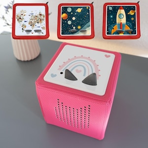 Schutzfolie für Toniebox – Motive wie Regenbogen, Tiere & Feuerwehr, Für Adventskalender