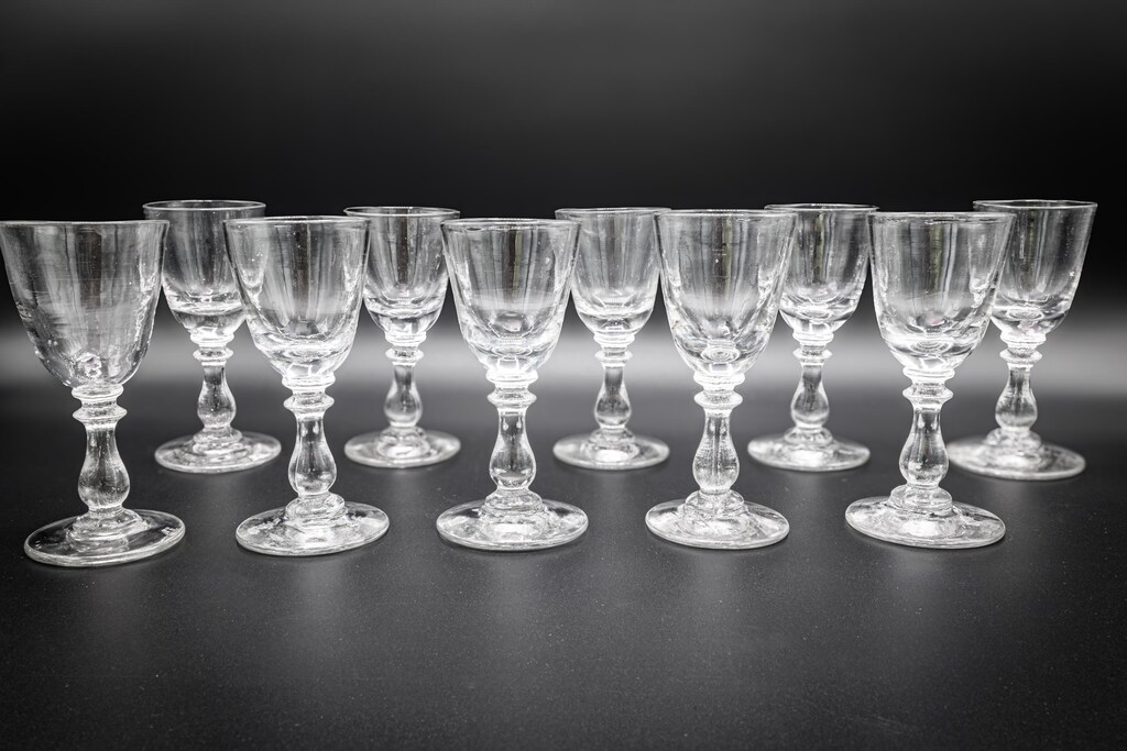 Elivia Bicchierini Per Whisky E Liquori – Set 12 Pezzi In Vetro Trasparente – Base Pesante 34g – Lavastoviglie