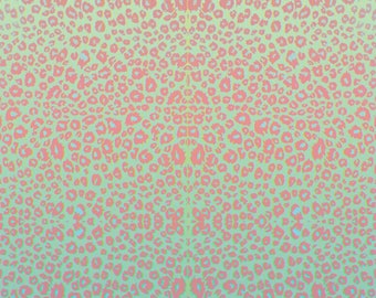 Gambling Cheetah (With Foliage) Renter Friendly DIY Removable Wallpaper