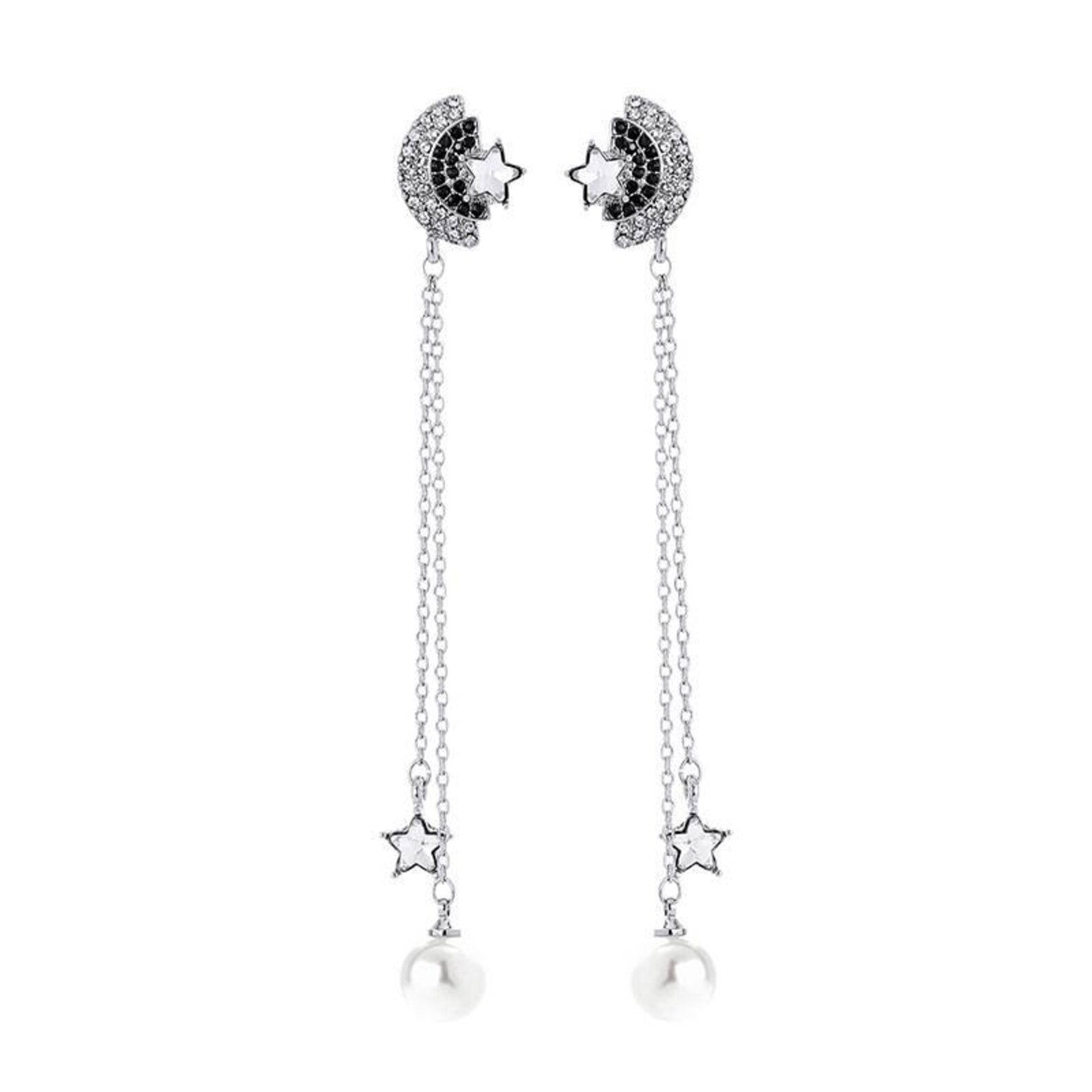 tassel star stud earrings