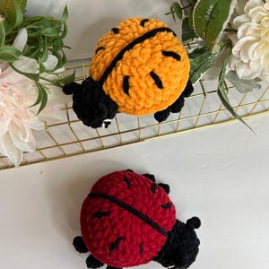 Ladybug Plushie | Handmade Crochet Bug Toy