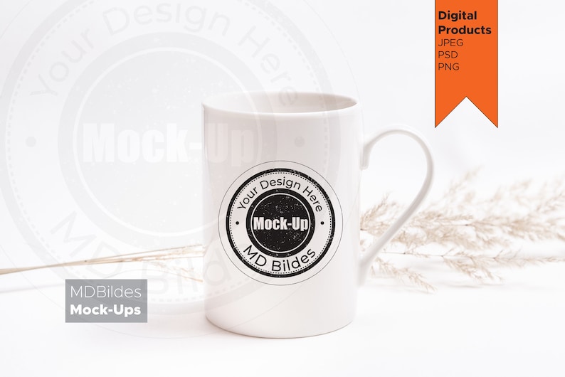 for your Design Mock up Instant Download Template White Porcelain Tea Cup Digital Download Photo Stock Photography Coffee Mug Mockup