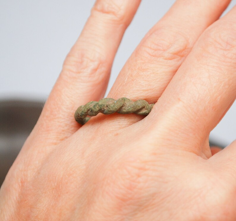 Reserve for DJ......Antique brass bronze ring jewelry woman unisex man ring. original dark patina