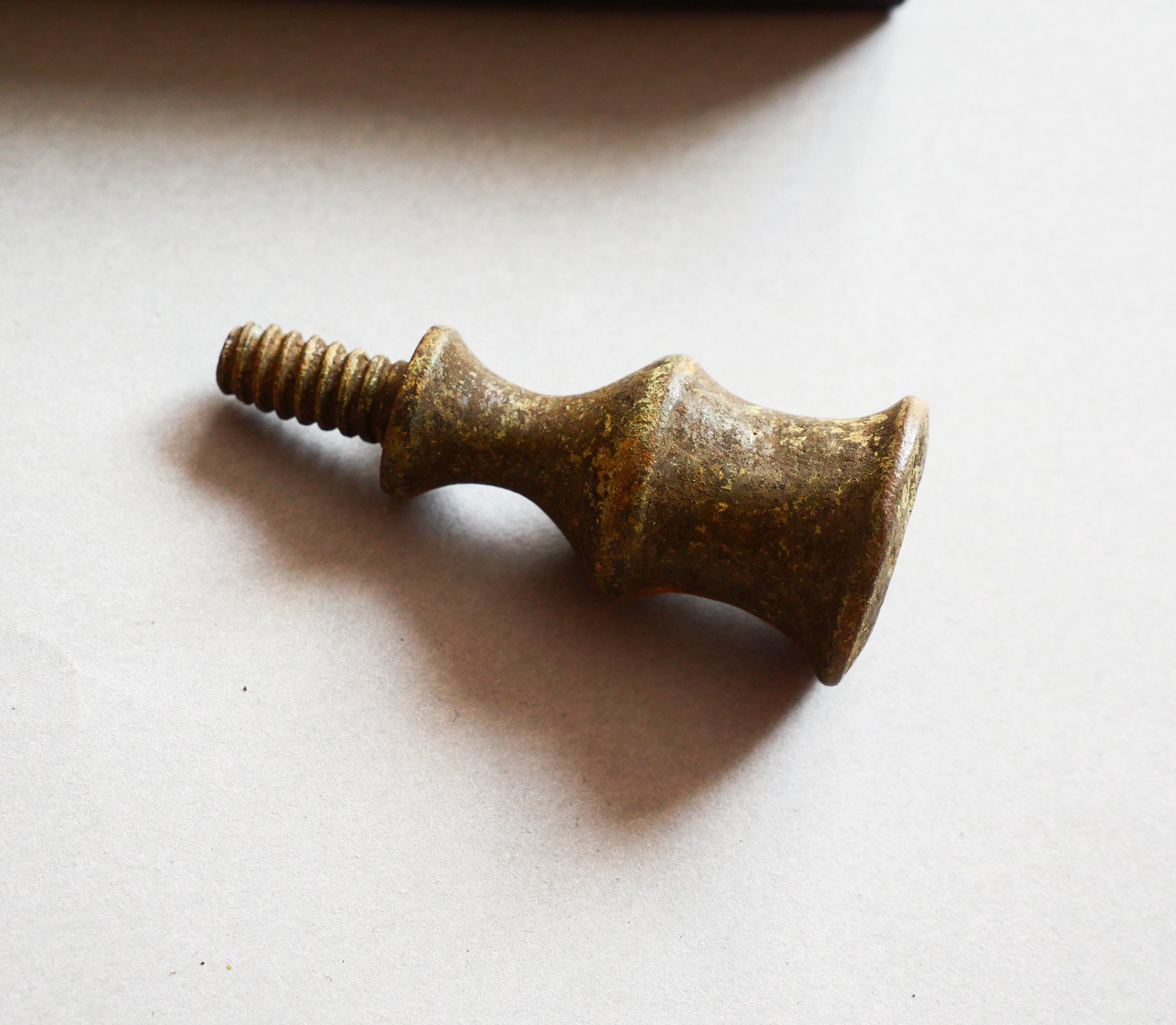 Antique brass parts of old candle holder rosette original Etsy