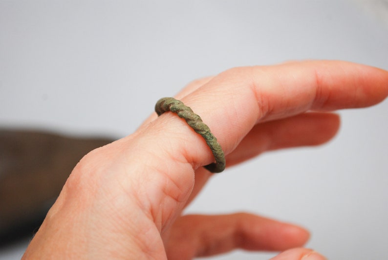 Reserve for DJ......Antique brass bronze ring jewelry woman unisex man ring. original dark patina