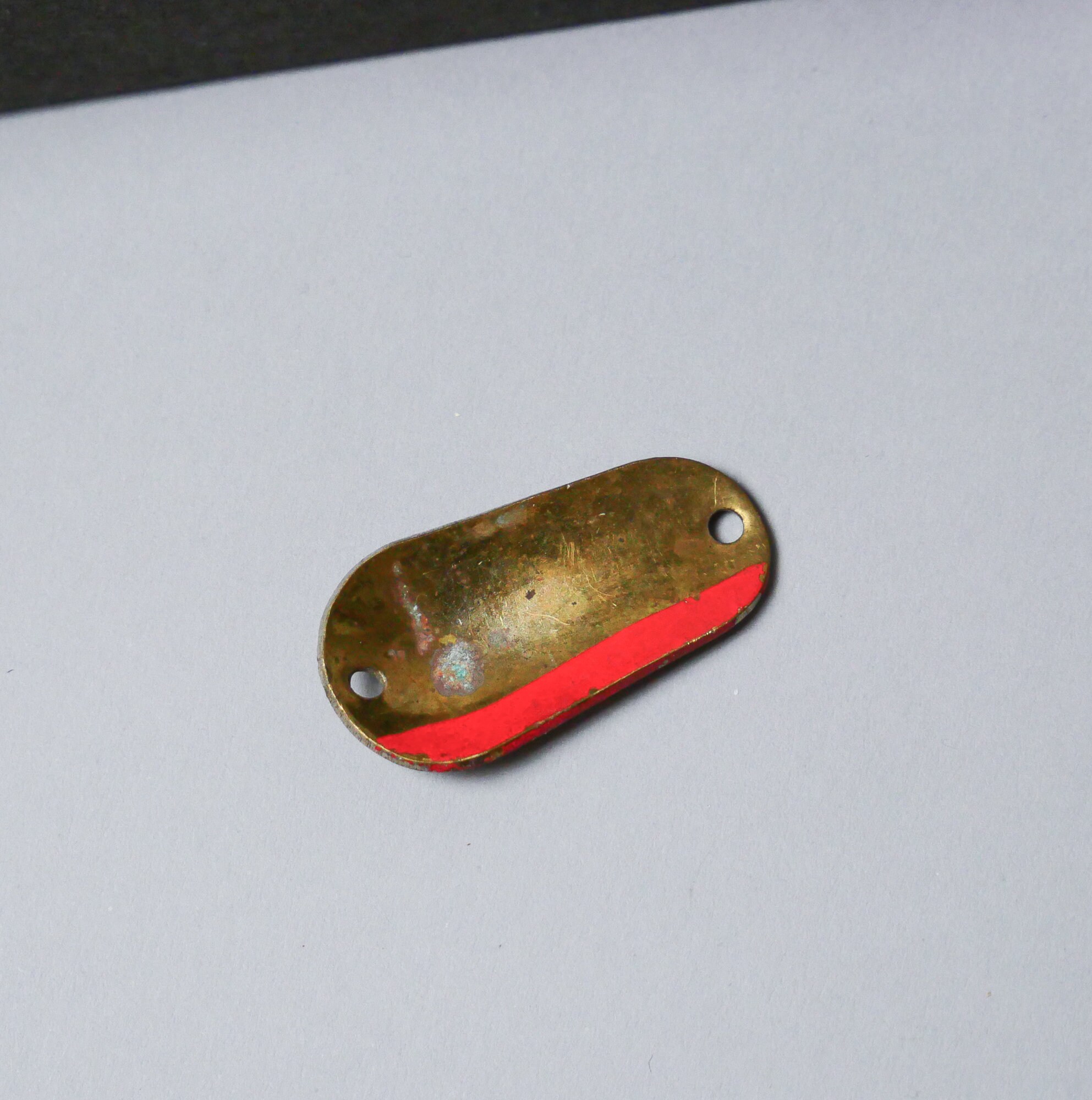 Antique brass fishing spoon lure Metal Fishing Lure Baits Etsy