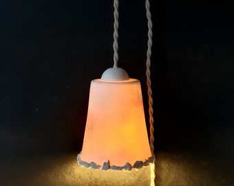 Porcelain light fixture - L’ECUME DES JOURS (modern lamp)