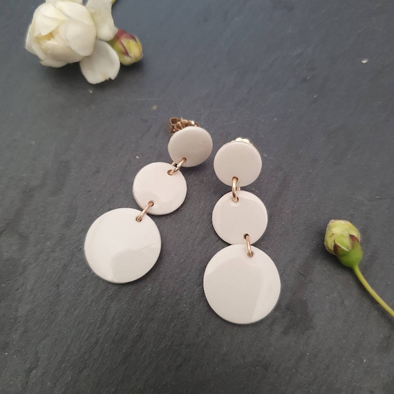 Boucles D'oreilles Pendantes En Or 18 Carats - Boucles Dormeuses élégantes