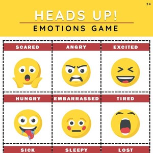 Heads up! Emotions Game