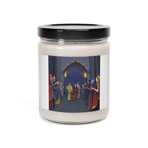Diwali Home Decor Candle: Rama, Sita, Lakshman - Light Over Darkness