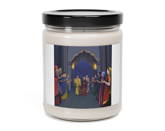 Diwali Home Decor Candle: Rama, Sita, Lakshman - Light Over Darkness