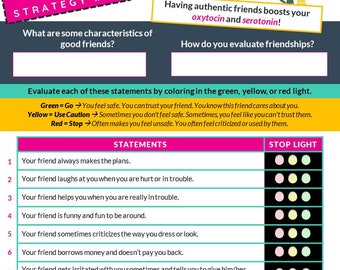 Authentic Friends, Conflict Resolution & Peer Pressure