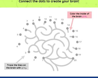 PreK/K: This is Your Brain, Connect the Dots & Fun Facts About the Brain