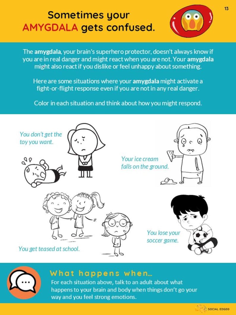 Prek/k: What's an Amygdala Hijack? - Etsy