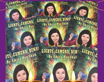Lights, Camera, Diwali! Children's Book Signed by Author