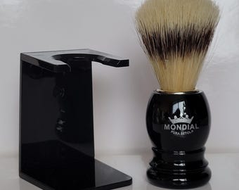 Mondial Shaving Brush & Brush Stand (Made in Italy)
