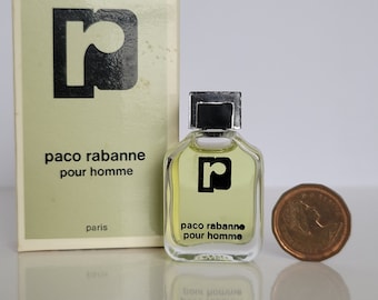 Vintage Paco Rabanne &quot;Pour Homme&quot; 4ml Edt Miniature