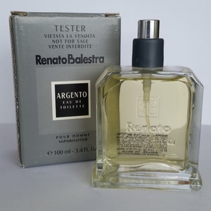 Vintage Renato Balestra &quot;Argento&quot; pour Homme 100ml Edt Spray (Demo Bottle)