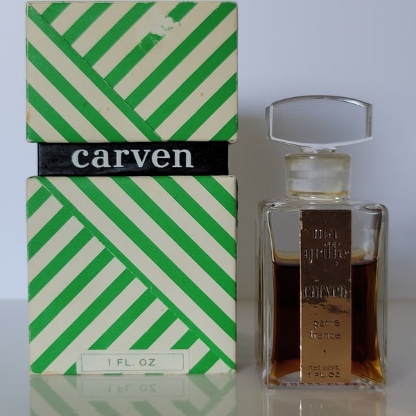 Vintage Carven "Ma Griffe" 1oz (30ml) Parfume Extrait (70% Full)