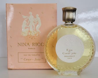 Vintage 1970s Eau De Coeur-joie Perfume/cologne by Nina